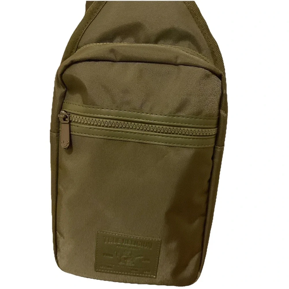 True Religion Yeta Unisex Adult Crossbody Bag, Medium - Green‎